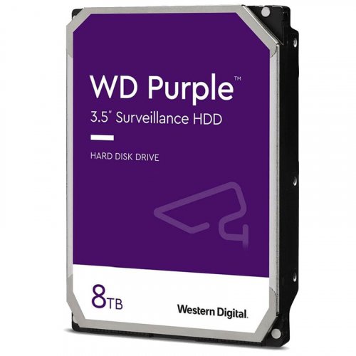 Жесткий диск 8TB Western Digital Purple WD84PURZ для видеонаблюдения
