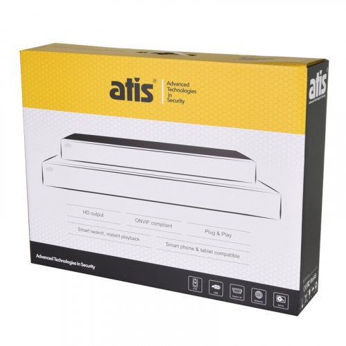 IP-відеореєстратор ATIS NVR 7209 Ultra з AI функціями для систем відеоспостереження 9-канальний