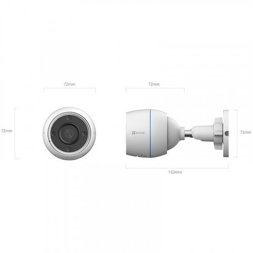 Камера видеонаблюдения Ezviz CS-H3C 2.8мм Wi-Fi