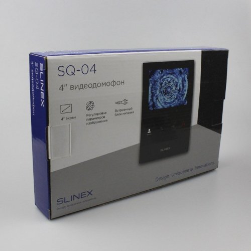 Распродажа! Видеодомофон со встроенной памятью и записью Slinex SQ-04M Black