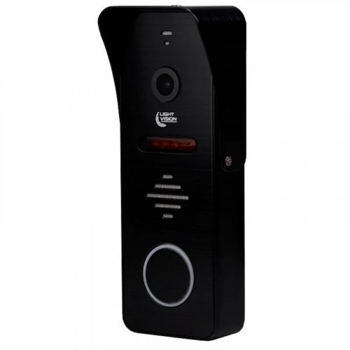Комплект видеодомофона Light Vision AMSTERDAM FHD 7" White и видеопанель RIO FHD Black
