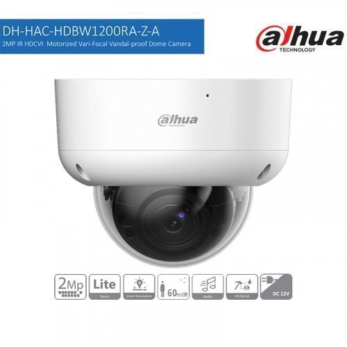 Камера видеонаблюдения Dahua DH-HAC-HDBW1200RAP-Z 2.7-12mm 2МП HDCVI