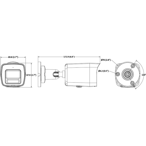 Камера видеонаблюдения Hikvision DS-2CD1027G2H-LIU 4mm 2MP ColorVu Smart Hybrid Light