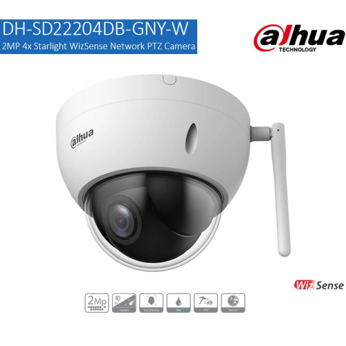 Распродажа! Камера видеонаблюдения Dahua DH-SD22204DB-GNY-W 2.8-12mm 2МП 4x PTZ WizSense Wi-Fi