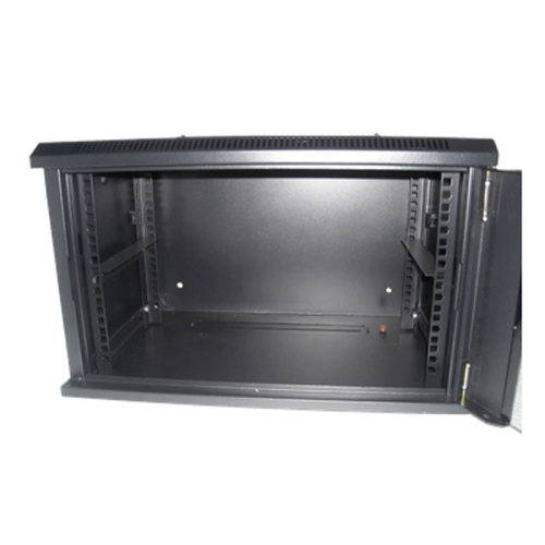 Шкаф серверный Hypernet WMNC66-12U-FLAT-AC-BLACK 12U 600x600 разборный