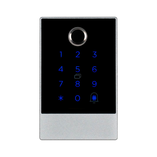 Клавіатура з Bluetooth, з контролером, зчитувачем відбитків пальців та карт Mifare Trinix TRK-1106BTFW