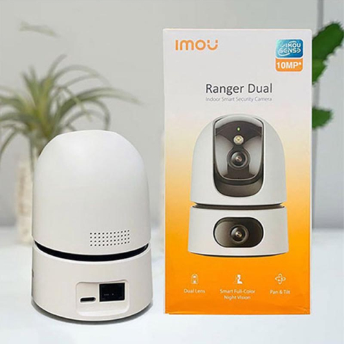 Камера видеонаблюдения Imou Ranger Dual 10MP Wi-Fi с поворотной оптикой и цветным ночным видением для дома и офиса (IPC-S2XP-10M0WED)