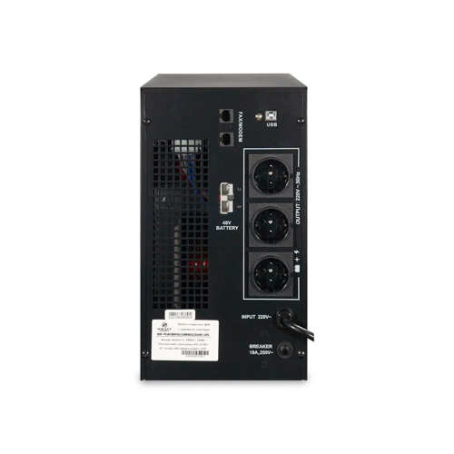 Джерело безперебійного живлення Kraft KRF-PSW3000VA/2400W(LCD)48V UPS
