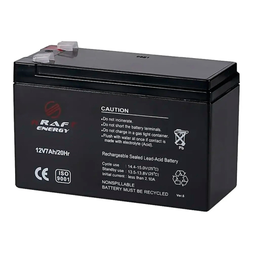 Акумуляторна батарея 12В 7А/ч Kraft Energy F2