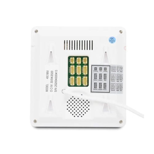 Комплект відеодомофона BCOM BD-480 White Kit: відеодомофон 4" та відеопанель