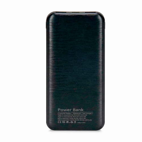 Повербанк 20000mAh Power Bank Kraft KPB-2020FC Black 22.5W QC3.0