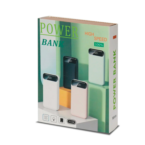 Повербанк 20000mAh Power Bank Kraft KPB-2020FC Black 22.5W QC3.0