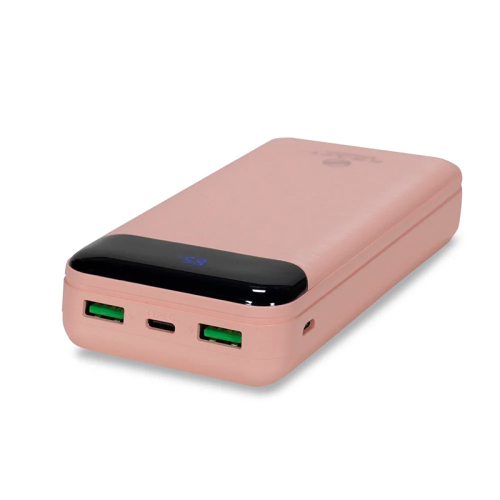 Повербанк 20000mAh Power Bank Kraft KPB-2020FC Pink 22.5W QC3.0