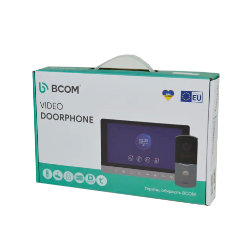 Комплект відеодомофону BCOM BD-790FHD/T Kit: відеодомофон 7" з підтримкою Tuya Smart і відеопанель