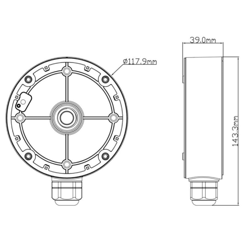 Коробка розподільна TVT TD-YXH0101B