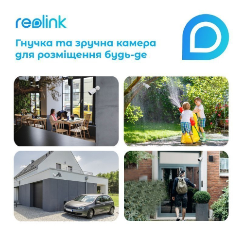 Розпродаж! Бездротова акумуляторна вулична Wi-Fi IP Камера 3Мп Reolink Argus Eco