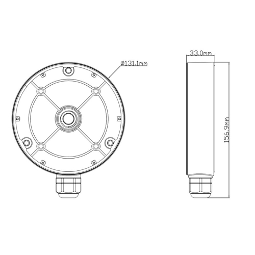 Коробка розподільна TVT TD-YXH0206