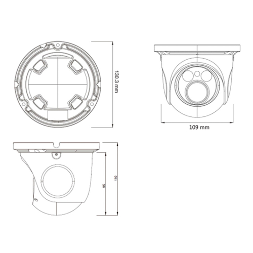 IP-відеокамера 2Mp TVT TD-9525S1H (D/PE/FZ/AR2) f=2.8-12mm