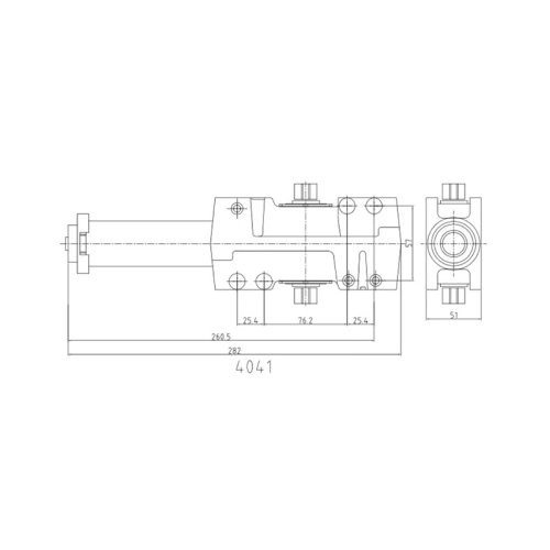 Дверний доводчик Dortec DT-4041