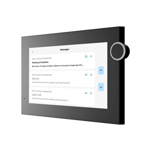 IP-видеодомофон Bas-IP AZ-07LL Linux 7" black с возможностью горизонтального и вертикального монтажа