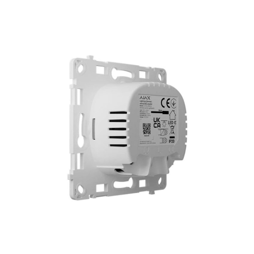 Бездротовий розумний сенсорний димерний вимикач світла Ajax LightCore (Dimmer) [55] (8EU) ASP white