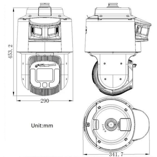 PTZ видеокамера Hikvision DS-2SF8C442MXG1-ELW/26(F0) 4МП (2.8+6-252мм) TandemVu