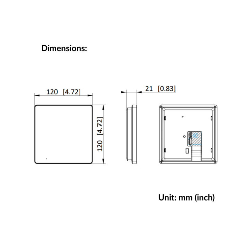 Видеодомофон Hikvision DS-KH6110-WE1/White 4.3" дюйма