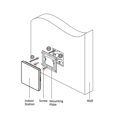 Видеодомофон Hikvision DS-KH6110-WE1/White 4.3" дюйма