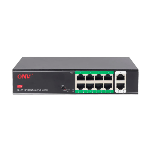 PoE-коммутатор неуправляемый 10-портовый ONV-H1108PSD с 8 портами PoE