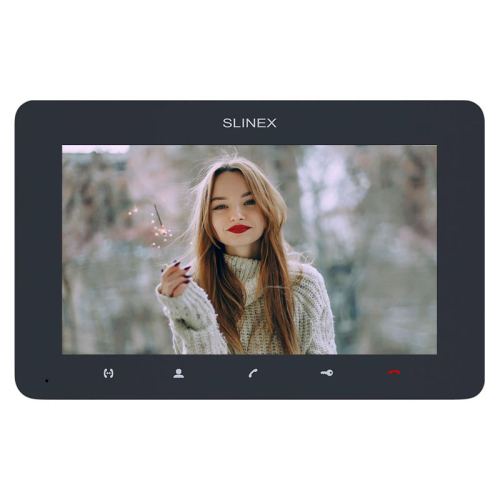 Комплект видеодомофона Slinex SM-07 Graphite + ML-17HR Graphite