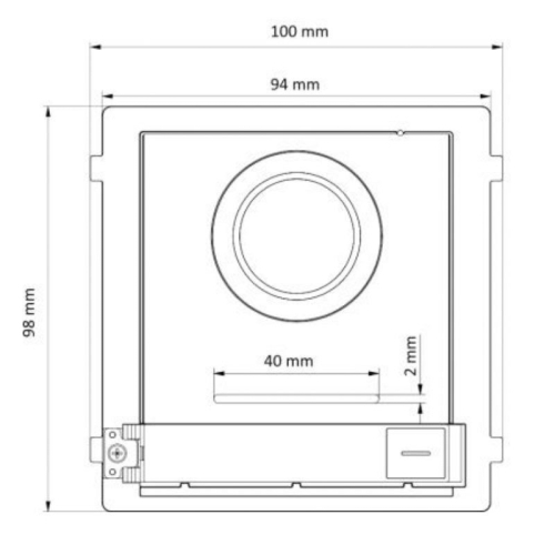 Модуль розширення панелі виклику Hikvision DS-KD8003-IME1(B)/Flush/Europe BV