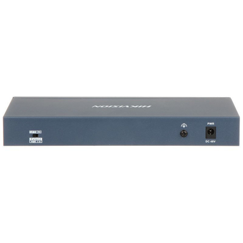 Комутатор 8 портів некерований Hikvision DS-3E0310P-E/M(B) PoE
