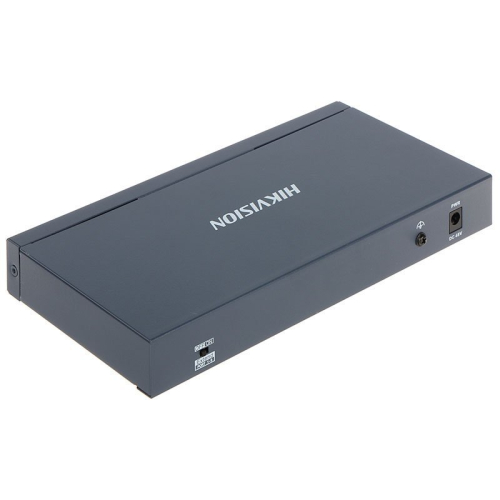 Комутатор 8 портів некерований Hikvision DS-3E0310P-E/M(B) PoE