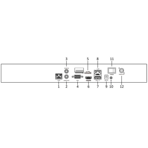 Видеорегистратор Hikvision DS-7608NXI-I2/S(E) 8-канальный AcuSense