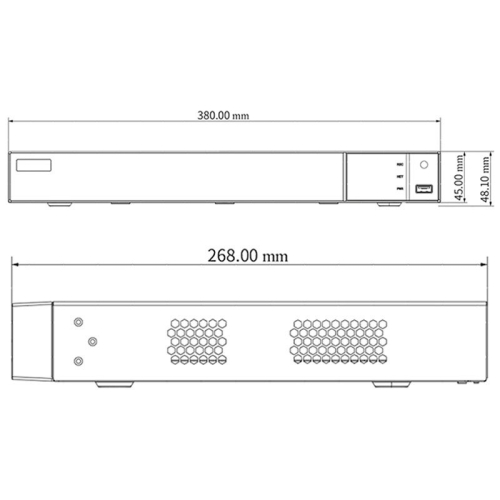 IP-відеореєстратор 32-канальний 12Mp TVT TD-3332H2-B2(320-256)