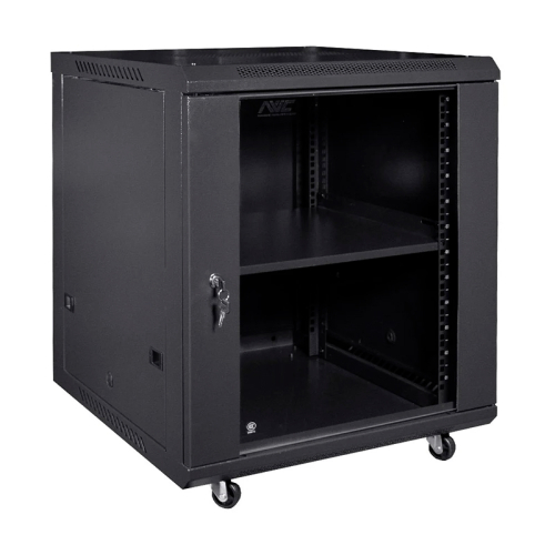 Коммутационный шкаф NVC-12U/600x600x640 Black