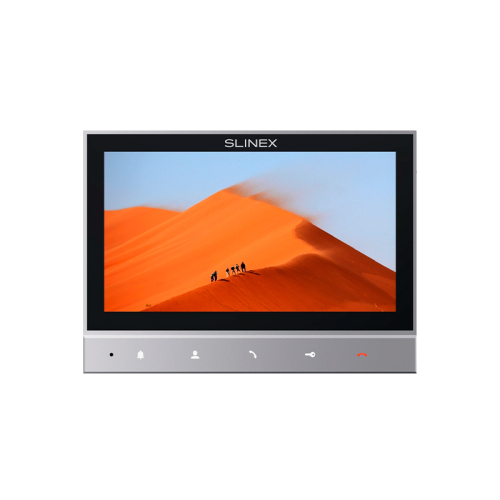 Комплект видеодомофон + панель вызова Slinex SK 7 Cloud (Slinex SK 7 Cloud grey + ML-17HD graphite)