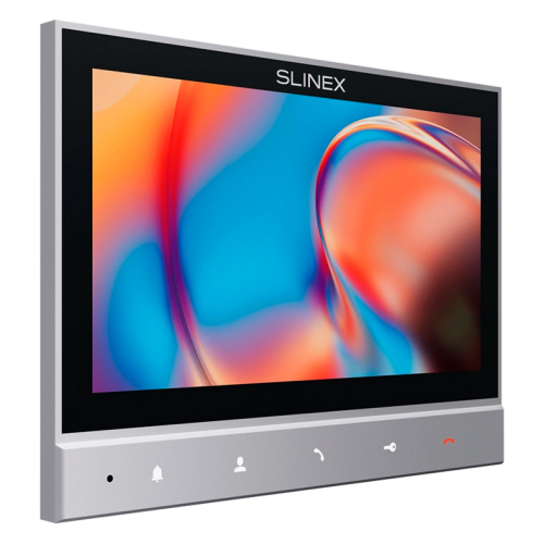 Комплект видеодомофон + панель вызова Slinex SK 7 Cloud (Slinex SK 7 Cloud grey + ML-17HD graphite)