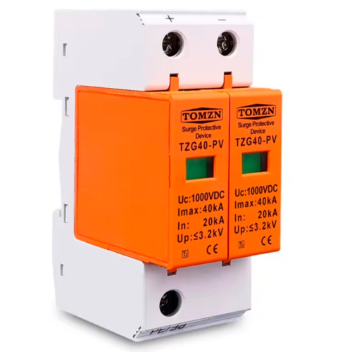 Пристрій захисту від імпульсної перенапруги TOMZN DC SPD TZG40-PV 2P 1000V