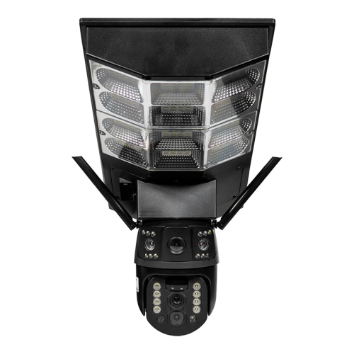 IP PTZ-відеокамера автономна з 4G, прожектором та сонячною панеллю 3Mp+3Mp+3Mp Light Vision VLC-1030IG10ZL/2C (Lamp+Solar) f=4mm, на акумуляторних батареях
