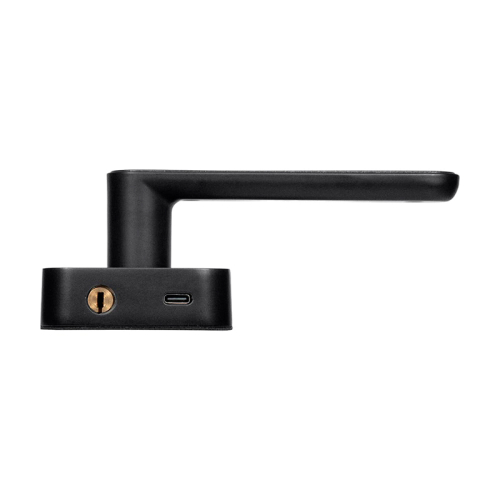 Замок біометричний автономний Trinix TRL-5110BTF Black L/R з Bluetooth, зчитувачем відбитків пальців і карт Mifare