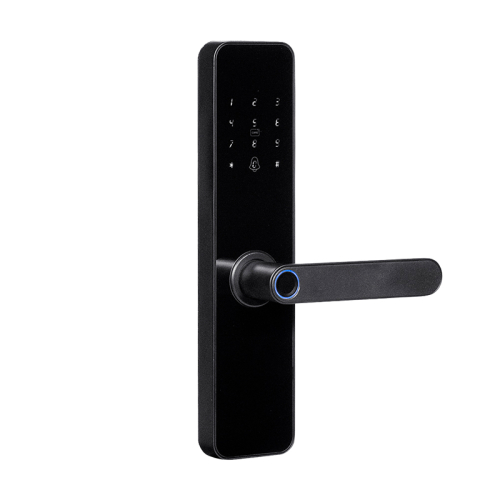 Замок біометричний автономний Trinix TRL-5110BTF Black L/R з Bluetooth, зчитувачем відбитків пальців і карт Mifare