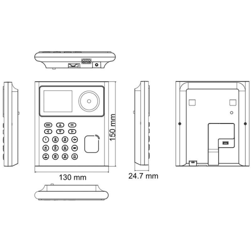 Термінал розпізнавання облич Hikvision DS-K1T320MWX