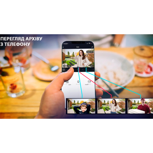 Комплект видеодомофона Neolight NeoKIT HD WF Graphite