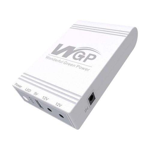 Джерело безперебійного живлення Mini UPS WGP UPS103C 16000mAh 5V/12V/12V, Li-ion 4*4Ah, для роутера і медіаконвертера
