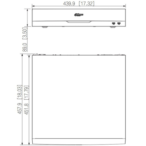 Відеореєстратор Dahua DHI-NVR5864-E2 64-канальний 2U 8HDD WizSense