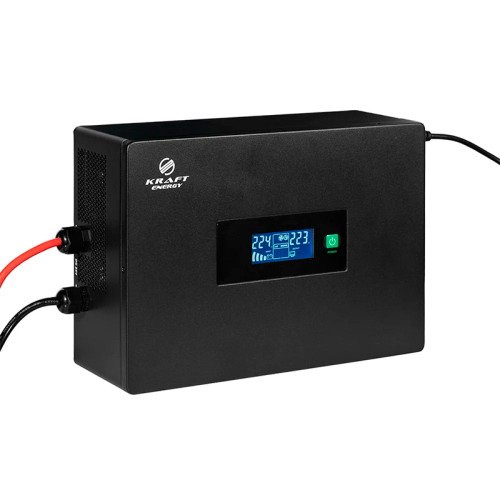 Високочастотний інвертор 1500VA/1.5kW Kraft KRF-SAVR1500VA/1.5kW-24V під зовнішній акумулятор