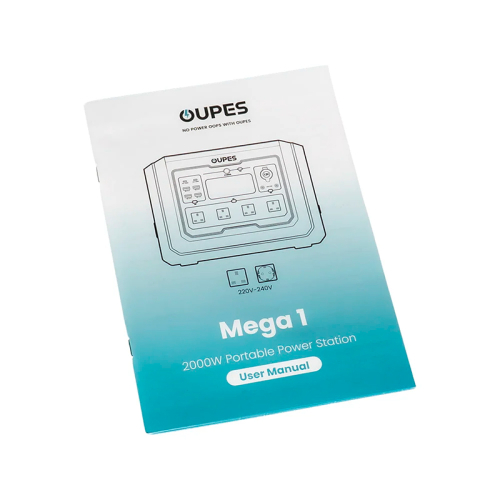 Портативная зарядная станция OUPES Mega 1 S1 2000W 1024Wh LiFePO4