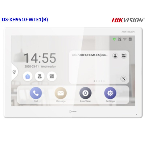 Розпродаж! IP відеодомофон Hikvision DS-KH9510-WTE1(B) Wi-Fi 10.1"