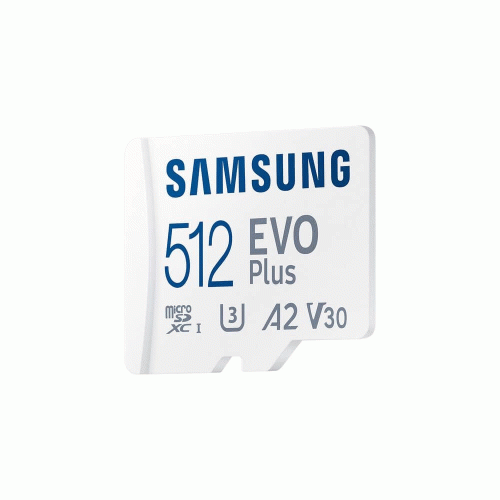 Розапродаж! Карта пам'яті Samsung Evo Plus microSDXC 512GB UHS-I U3 V30 A2 + SD адаптер (MB-MC512SA/EU)